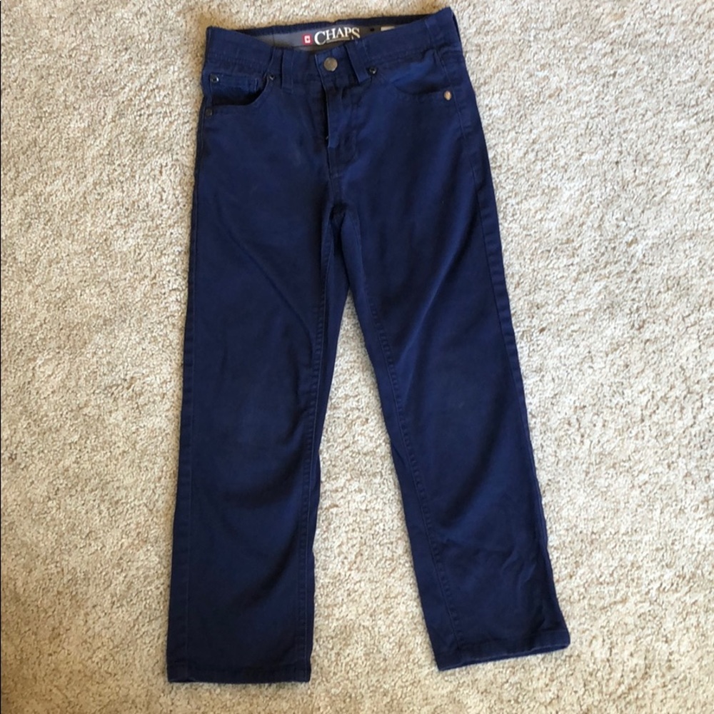 Boys Navy Chaps Pants